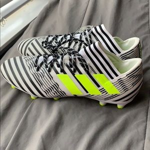 adidas zebra cleats